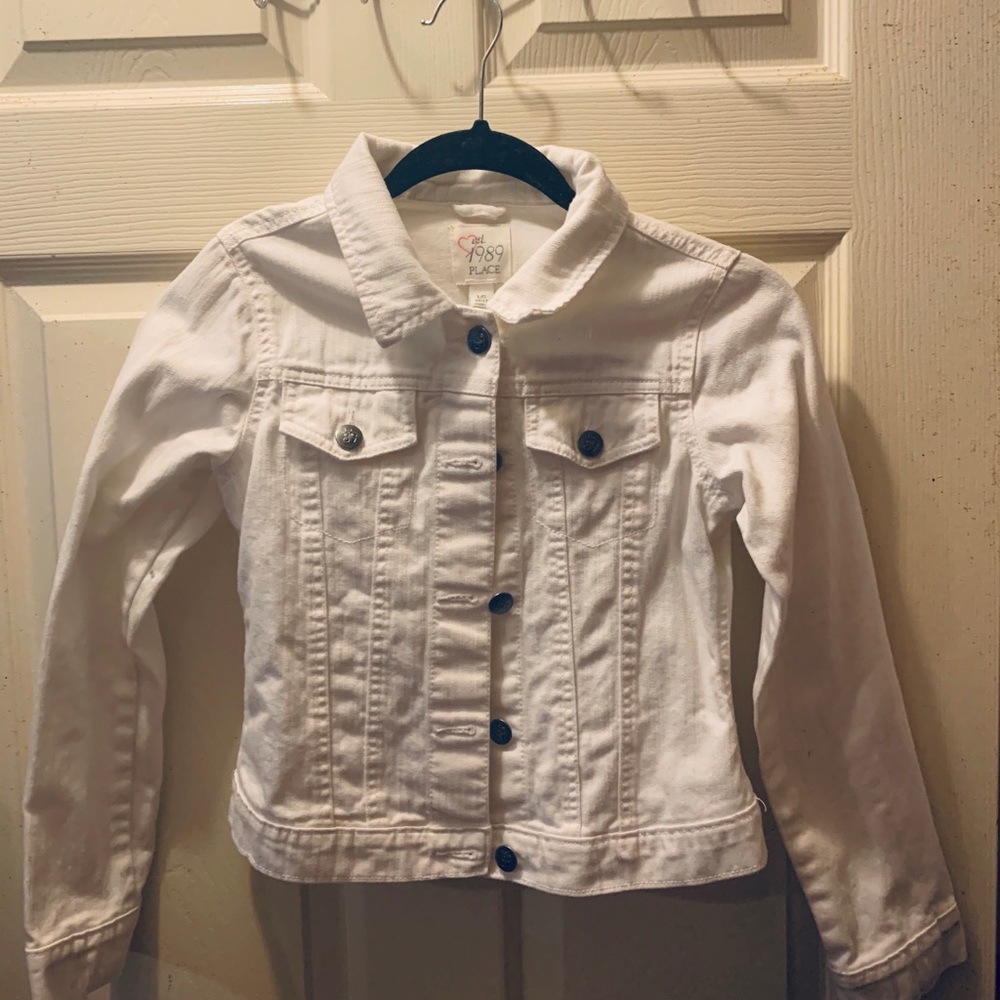 White kids jacket